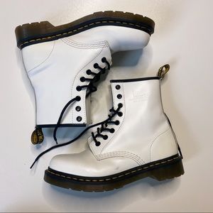 Dr. Martens White 1460 Boots